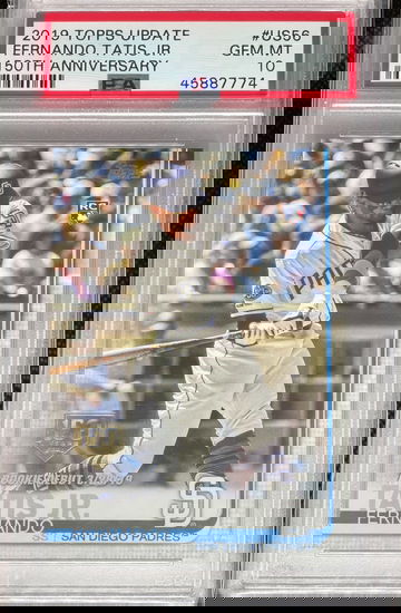 PSA 10 2019 Topps Update Fernando Tatis Jr 150th Anniversary #US56