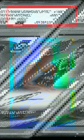 2017 Donovan Mitchell Optic Holo On-card Auto - Rookie