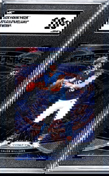 2024 Panini Prizm #25 Caleb Williams Fireworks SGC 10