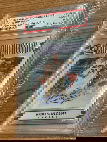 2016 Optic Kobe Bryant Auto 18/25
