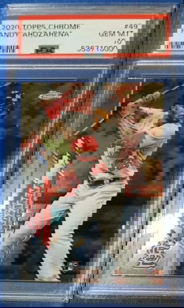 2020 Topps Chrome Randy Arozarena #49 PSA 10