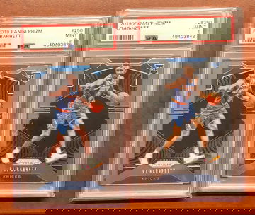(2) 2019 Prizm RJ Barrett PSA 9