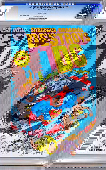 SERGIO ARAGONES 'DESTROYS DC' CGC 9.6 PARODY BY GROO ARTIST SERGIO ARAGONES 1996