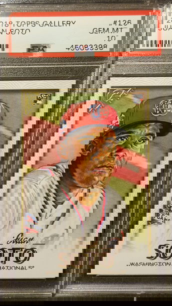 2018 Topps Gallery Juan Soto Rookie PSA 10