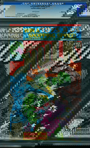 INCREDIBLE HULK #252, CGC 9.4 NM -- WINNIPEG PEDIGREE