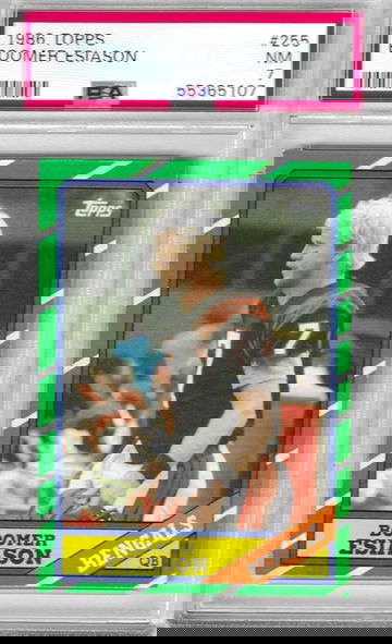 1986 Topps Boomer Esiason PSA 7