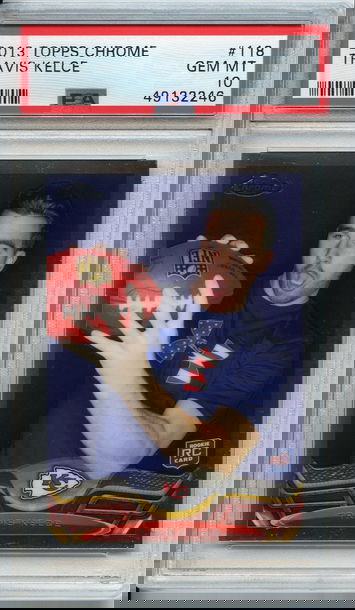 Travis Kelce 2013 Topps Chrome Rookie PSA 10 (246) Chiefs