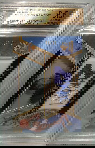 2007-08 SP ROOKIE THREADS GOLD ROOKIES #66 WILSON CHANDLER AUTO 11/50 BGS 9.5 GEM MINT