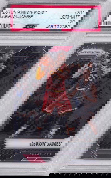 2016 LeBron James Prizm PSA 10