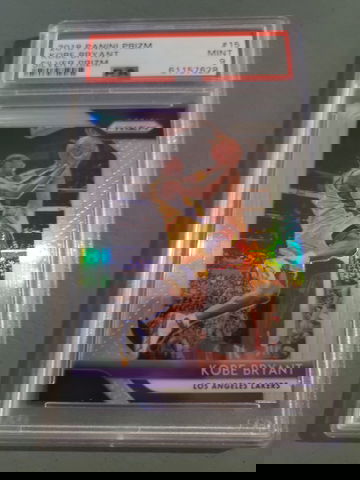 KOBE BRYANT 2018-19 PRIZM SILVER PSA 9