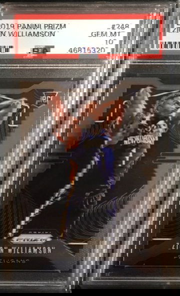 2019-20 Prizm - ZION WILLIAMSON  - Rookie - PSA 10
