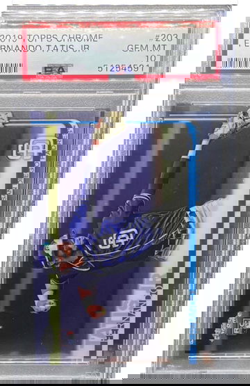 2019 Topps Chrome Fernando Tatis PSA 10 Rookie gem mint