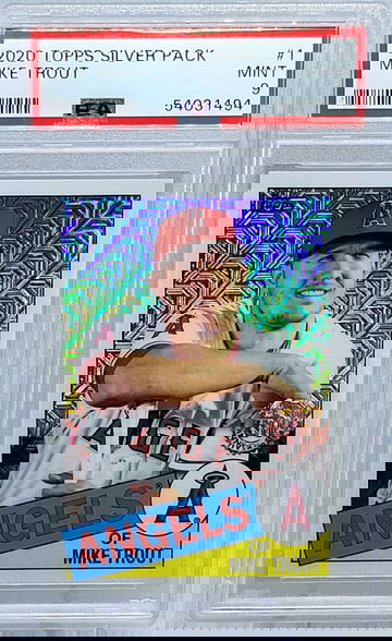 2020 Topps Silver Pack #85C-1 Mike Trout PSA 9