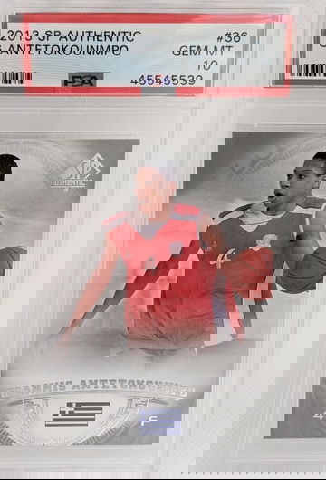 2013 SP Authentic Giannis Antetokounmpo #36 PSA 10