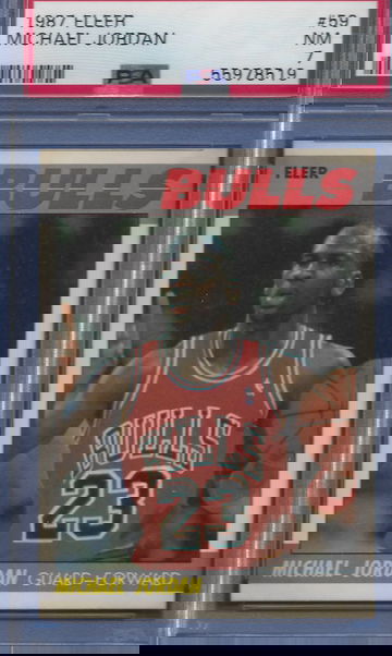 1987 Fleer Michael Jordan #59 PSA 7 Just Graded!