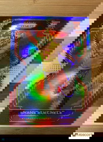 2021 Panini Prizm Red White Blue Parallel Rookie Shane Buechele Chiefs SP🔥