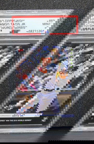 2019 Topps Now Fernando Tatis Jr RC Future Auto unused /10 #69