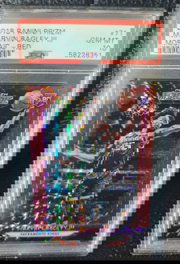 2018 Panini Prizm Red Mosaic Marvin Bagley III  PSA 10