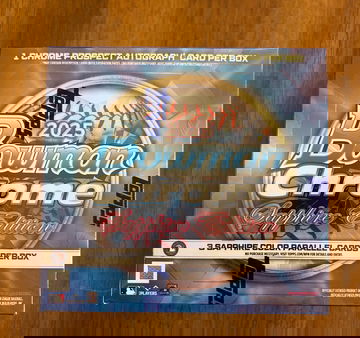 2025 Bowman Chrome Sapphire Baseball Sealed Hobby Box - In Hand!