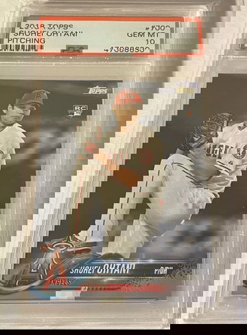 2018 Topps Shohei Ohtani Pitching PSA 10