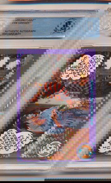 1978 Topps Mork & Mindy #14 Pam Dawber Signed Autograph Beckett