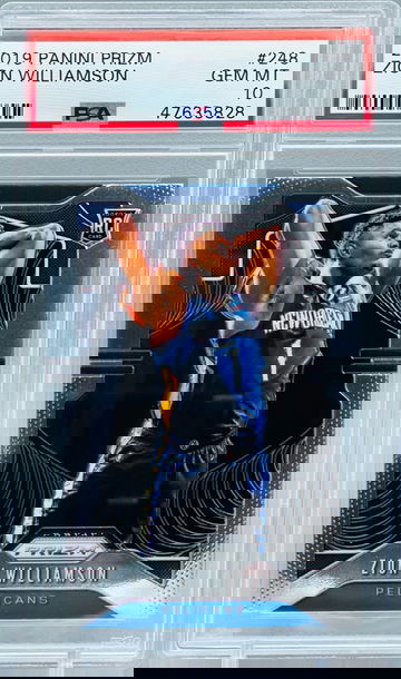 2019 Zion Williamson Prizm PSA 10