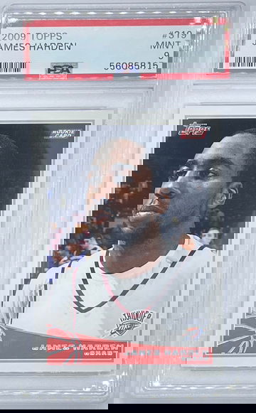  2009 Topps JAMES HARDEN #319 Rookie Card PSA 9 MINT OKC Thunder RC 🔥🔥🔥