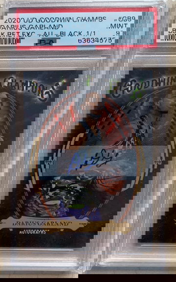 2020 Upper Deck Goodwin Champions Basketball Autographs Black 1/1 Darius Garland