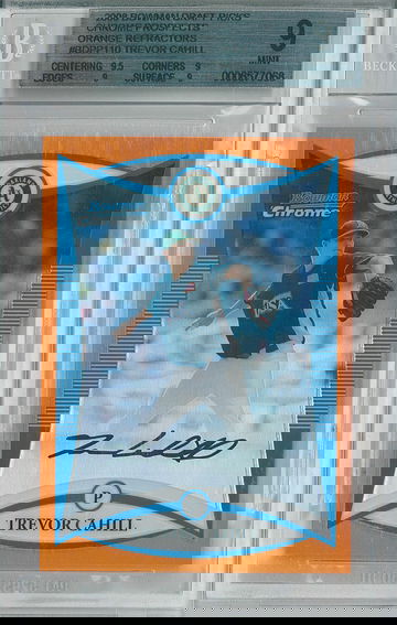 2008 Bowman Draft Trevor Cahill #BDPP110 BGS 9