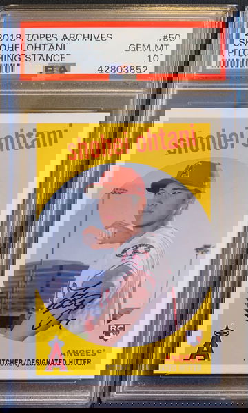 2018 Topps Archives Shohei Ohtani PSA 10