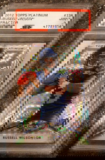 Russell Wilson 2012 Topps Platinum XFractor PSA 9 Rookie