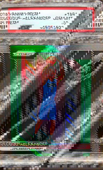 Shai Gilgeous-Alexander 2018 Prizm #164 Green Prizm PSA 10