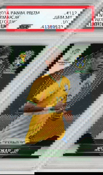 2014 Panini Prizm 112 Neymar Jr World Cup PSA 10