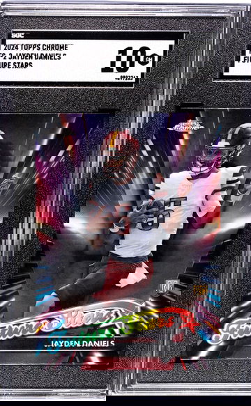 2024 Topps Chrome #FS-2 Jayden Daniels Future Stars SGC 10