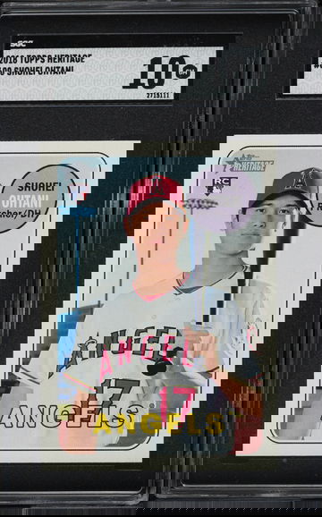 2018 Shohei OHTANI Topps Heritage # 600  - SGC 10 