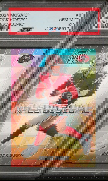 2024 Mosaic Kaleidoscopic Brock Purdy #8 PSA 10