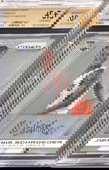 2013 Prizm Autographs Dennis Schroder BGS 9.5