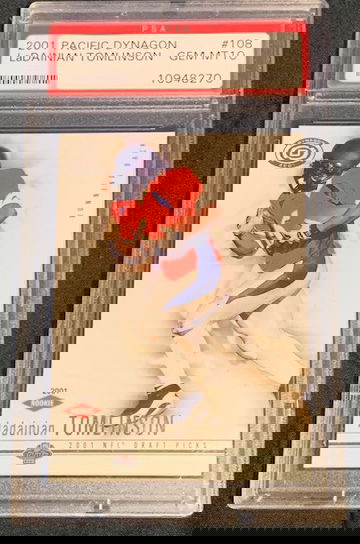 2001 Pacific Dynagon Ladainian Tomlinson PSA 10