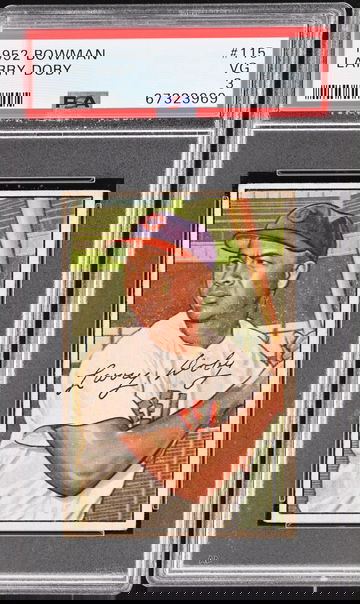 1952 Bowman Baseball #115 Larry Doby PSA 3