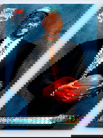 1992 93 Upper Deck ALONZO MOURNING NBA Draft RC #2