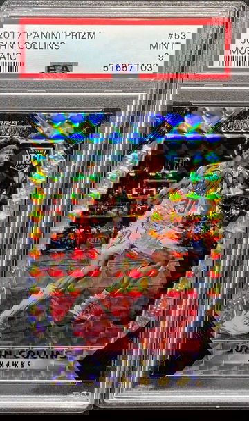 2017 Panini Prizm John Collins Mosaic #53 RC PSA 9