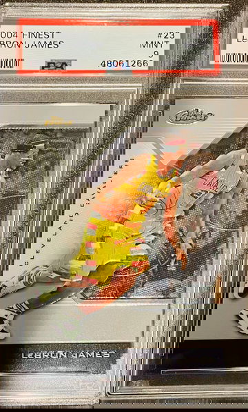 Lebron James 2004 Finest #23 PSA 9 