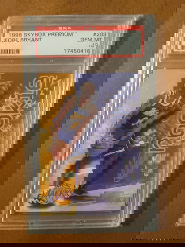 1996 Skybox Premium #203 KOBE BRYANT PSA 10