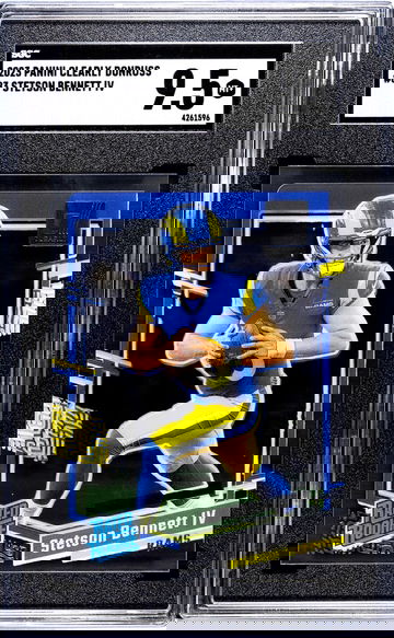 2023 Panini Clearly Donruss Stetson Bennett IV #83 RC SGC 9.5