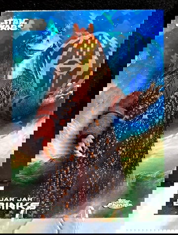 2025 Topps Chrome Sapphire Star Wars  Jar Jar Binks #63  Attack of the Clones