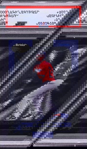 2000 Leaf Certified Tom Brady 4 Star /1500 PSA 10 - POP 23!