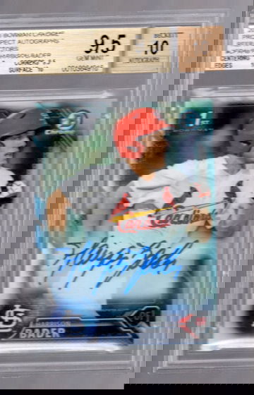 Harrison Bader 2016 Bowman Refractor Auto