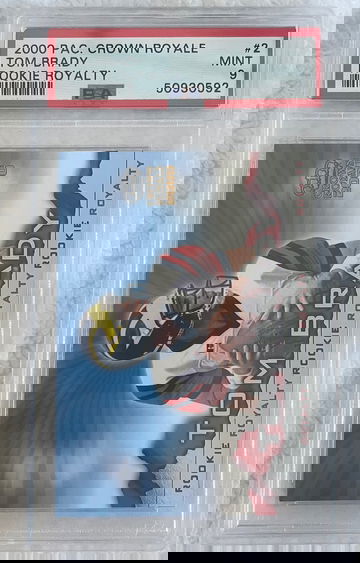 2000 Pacific Crown Royale Tom Brady PSA 9 rookie