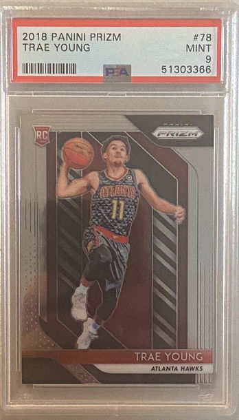 2018 Prizm Trae Young Base Rookie PSA 9