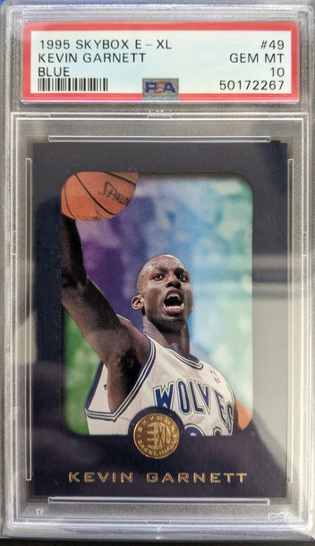 1995 Skybox E-XL Blue Kevin Garnett PSA 10 Gem Mint